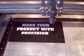 engraving through black anodizing